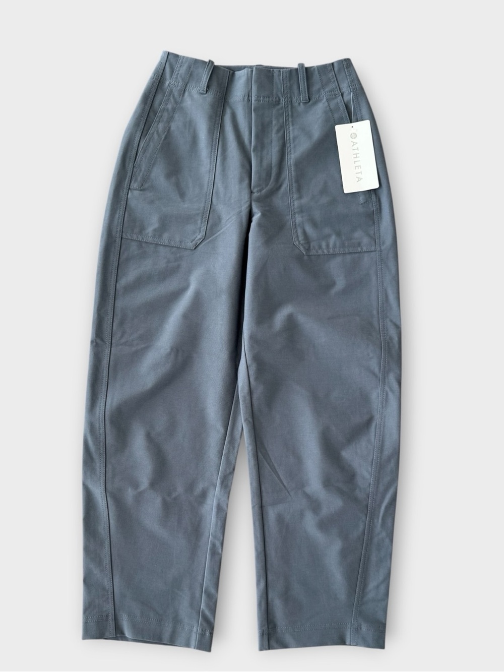 NWT Athleta Wide-Leg SKYLINE UTILITY
BARREL PANT in Slate Blue | Size 2